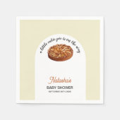 Serviette En Papier Cutie Pie Apple Pie Thanksgiving Baby shower (Devant)