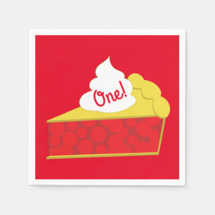 Serviette En Papier Cutie Pie Cherry Fête d'anniversaire de l'enfant