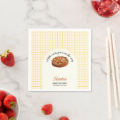 Serviette En Papier Cutie Pie Thanksgiving Baby shower automne (En situation)