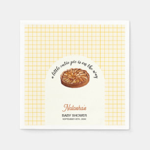 Serviette En Papier Cutie Pie Thanksgiving Baby shower automne