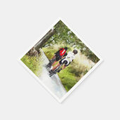 SERVIETTE EN PAPIER CYCLISME (Coin)