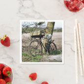 SERVIETTE EN PAPIER CYCLISME (En situation)