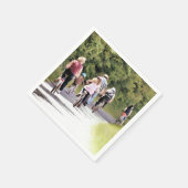 SERVIETTE EN PAPIER CYCLISME (Coin)