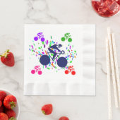 SERVIETTE EN PAPIER CYCLISME (En situation)