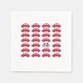 Serviette En Papier Cyclisme (Devant)