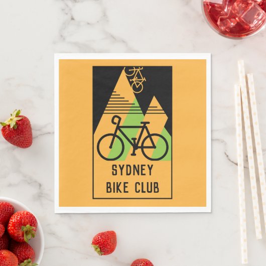 Serviette En Papier Cyclisme Australie (En situation)