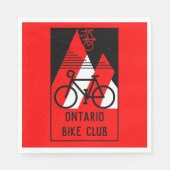 Serviette En Papier Cyclisme Canada (Devant)