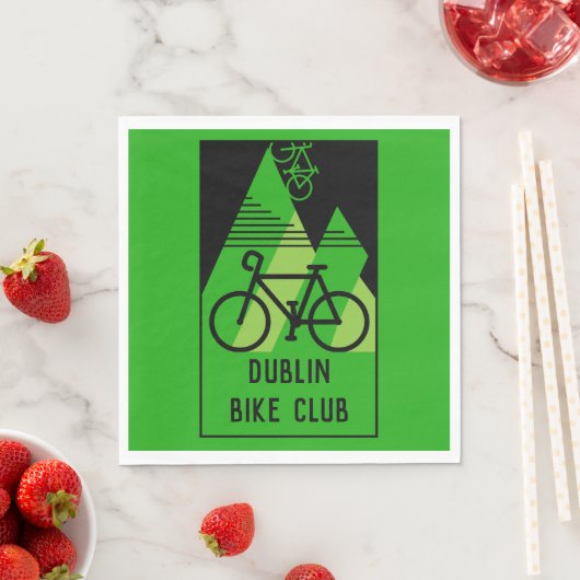 Serviette En Papier Cyclisme Irlande (En situation)
