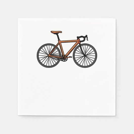 Serviette En Papier Cycliste cycliste (Devant)