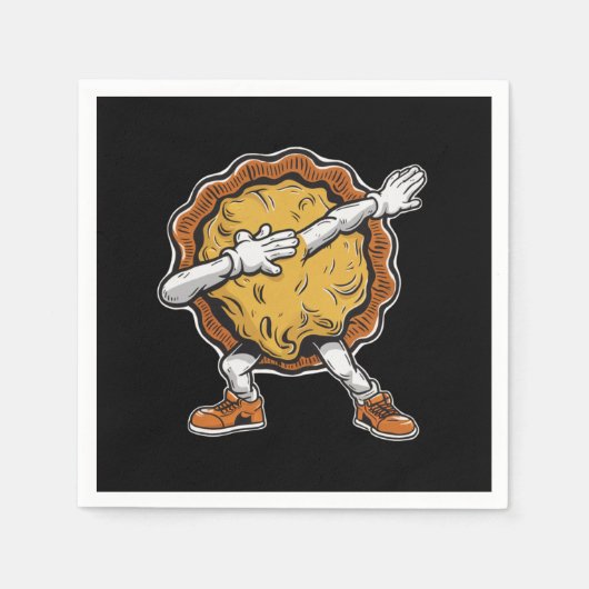 Serviette En Papier Dabing Citrouille Pie Thanksgiving Day (Devant)