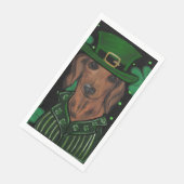 SERVIETTE EN PAPIER DACHSHING (Coin)