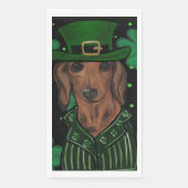 SERVIETTE EN PAPIER DACHSHUND            (Devant)