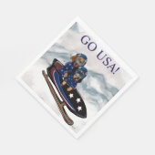 SERVIETTE EN PAPIER DACHSHUND  (Coin)