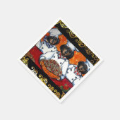 SERVIETTE EN PAPIER DACHSHUND (Coin)