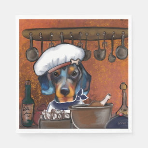 Serviette En Papier Dachshund 