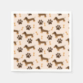 Serviette En Papier Dachshund Chien Animaux Animaux Animaux Animaux (Devant)