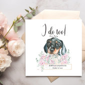 Serviette En Papier Dachshund Chien Chien Mariage Cocktail Serviettes