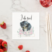 Serviette En Papier Dachshund Chien Mariage Cocktail Serviettes (En situation)