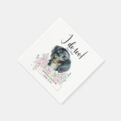 Serviette En Papier Dachshund Chien Mariage Cocktail Serviettes (Coin)