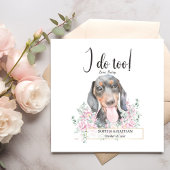 Serviette En Papier Dachshund Chien Mariage Cocktail Serviettes