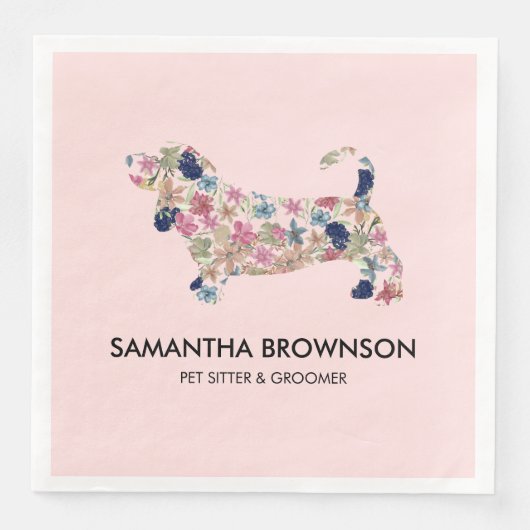 Serviette En Papier Dachshund Dackel (Devant)