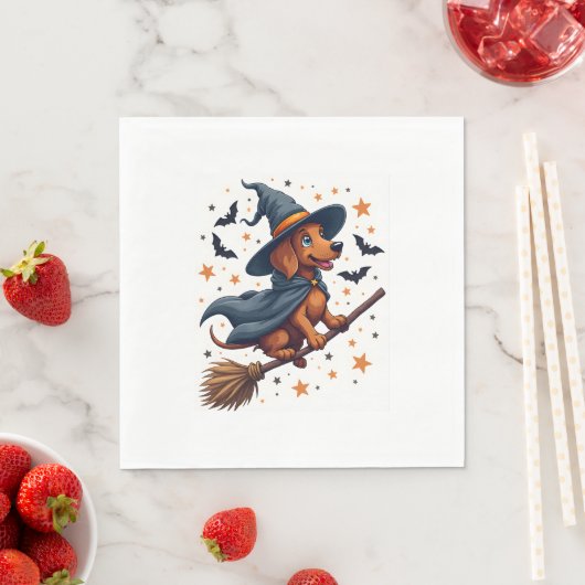 Serviette En Papier Dachshund délicieux (En situation)