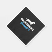 Serviette En Papier Dachshund Grand-père (Coin)
