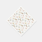 Serviette En Papier Dachshund Lover Weiner Chien Saucisse Chien Fleur  (Coin)