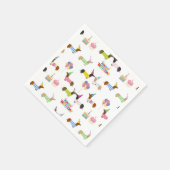 Serviette En Papier Dachshund serviettes d'anniversaire à thème (Coin)