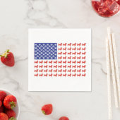 Serviette En Papier Dachshunds patriotiques (En situation)