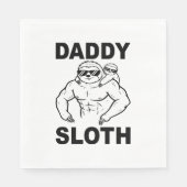Serviette En Papier Daddy Sloth (Devant)