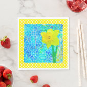 Serviette En Papier Daffodil Sunshine (En situation)