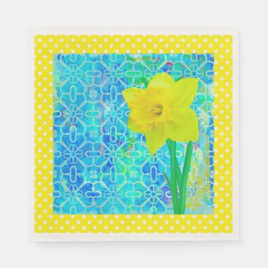 Serviette En Papier Daffodil Sunshine (Devant)