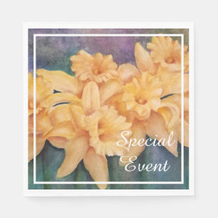 Serviette En Papier Daffodique