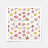 Serviette En Papier Dahlia cocktail napkin (Devant)