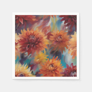 Serviette En Papier Dahlia Délice été
