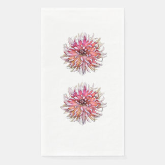 SERVIETTE EN PAPIER DAHLIA FLOWER