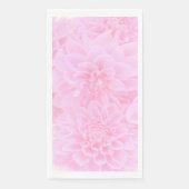 Serviette En Papier Dahlias In Soft Pink (Devant)