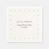 Serviette En Papier Dainty Lemon Party (Devant)