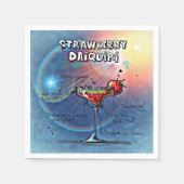 Serviette En Papier Daiquiri aux fraises (#10 sur 12000000000000000000 (Devant)