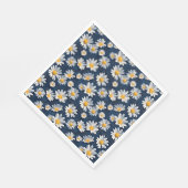 Serviette En Papier Daisies on Blue Denim Birthday  (Coin)