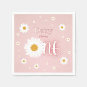 Serviette En Papier Daisy 1st Birthday (Devant)
