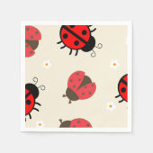 Serviette En Papier Daisy and Ladybug Birthday Party  (Devant)