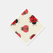 Serviette En Papier Daisy and Ladybug Birthday Party  (Coin)