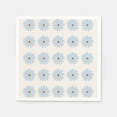 Serviette En Papier Daisy bleu clair (Devant)