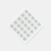 Serviette En Papier Daisy bleu clair (Coin)