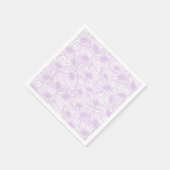 Serviette En Papier Daisy Blooms - Airy Lilac (Coin)