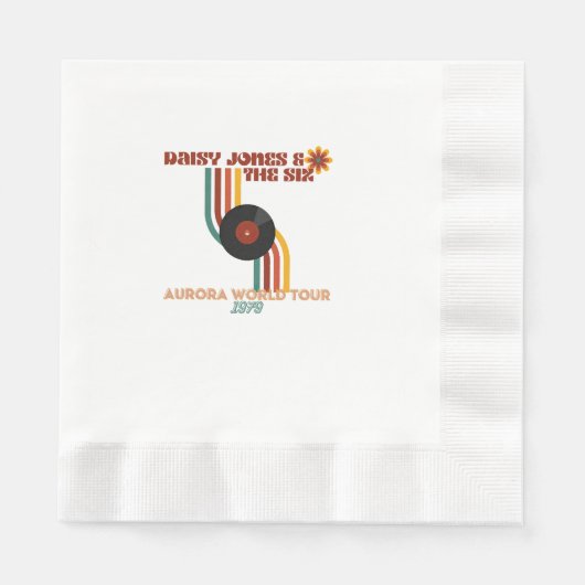 Serviette En Papier Daisy Jones Les Six (Devant)