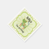 Serviette En Papier Daisy Kitty Visage Purr-fect fête d'anniversaire (Coin)