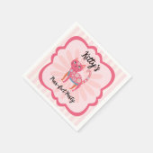 Serviette En Papier Daisy Kitty Visage Purr-fect fête d'anniversaire (Coin)